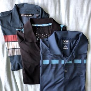 3 Golf shirts